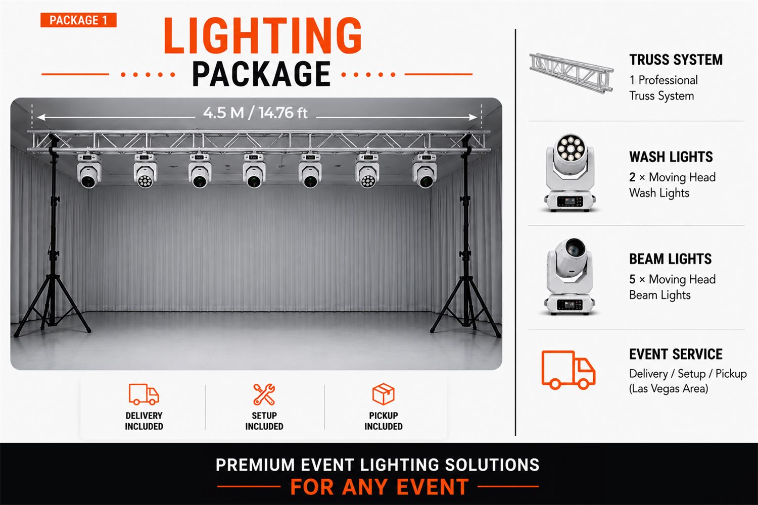 Package 1 lighting rig