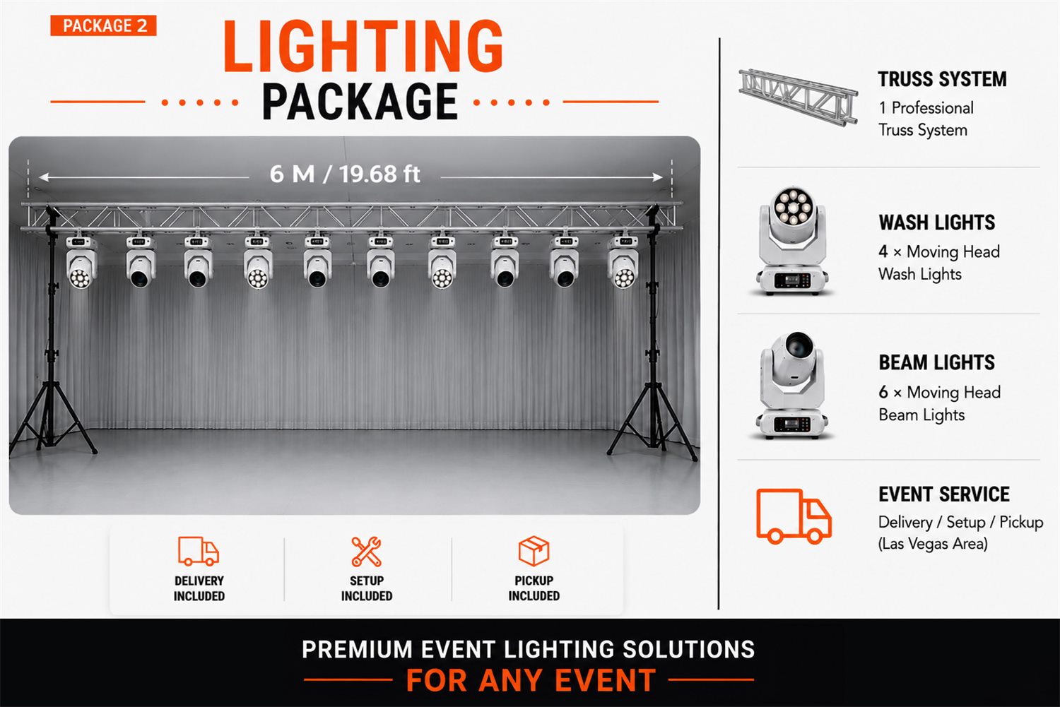 Package 2 lighting rig